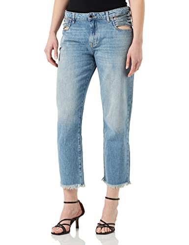 Pinko Softball Slim Denim Slouchy Co Jeansy Damskie, Pju_pranie Vintage Medium, 28
