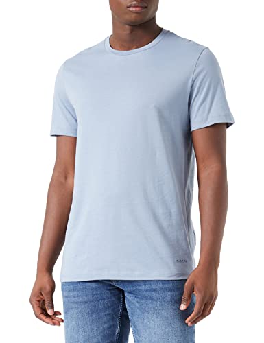 Geox Męski t-shirt, Faded Denim, L, Faded Denim, L