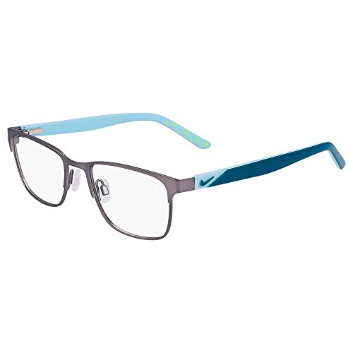 NIKE Optical Sunglasses Unisex Dorosły, 070 Gunmetal satynowy Dark T, 48