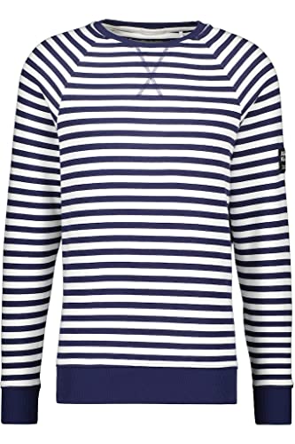Alife and Kickin BorisAK Z bluza męska z okrągłym dekoltem, sweter, morski, 3XL