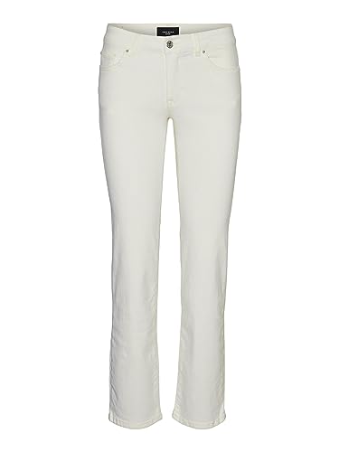 VERO MODA Damska koszula VMLENA LS WVN NOOS koszulka, Jade Cream, S, Jade Cream, S
