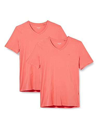 MUSTANG T-shirt męski (2 sztuki), Tea Rose 8142, S