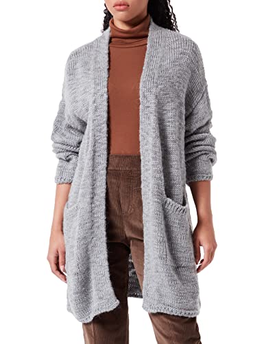 United Colors of Benetton Damski kardigan M/L 103hd6018 sweter, szary, 94 g, S