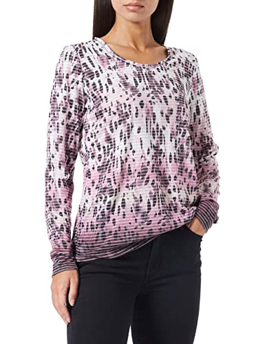 GERRY WEBER Edition Koszulka damska, liliowy/różowy/brązowy nadruk, 48