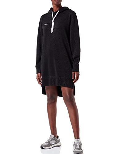 Replay Sukienka damska na co dzień, 40 czarny lureks, S