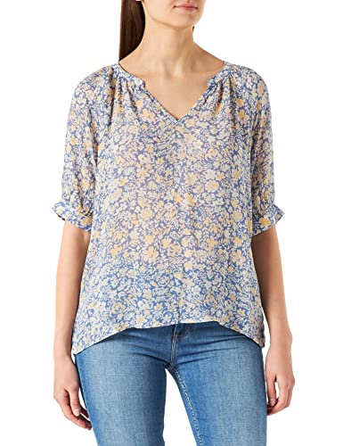 PART TWO Damska bluza PopsyPW BL Relaxed fit Blouse, Riviera Painted Summer Flower, 42