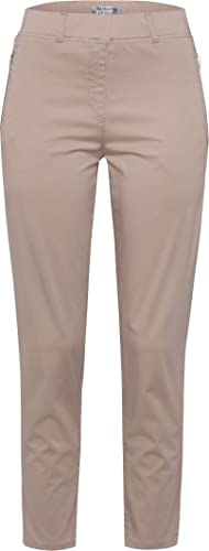 Raphaela by Brax Damskie spodnie Lavina Zip 6/8 Super lekkie bawełniane spodnie, piaskowe, 42, Piasek, 68