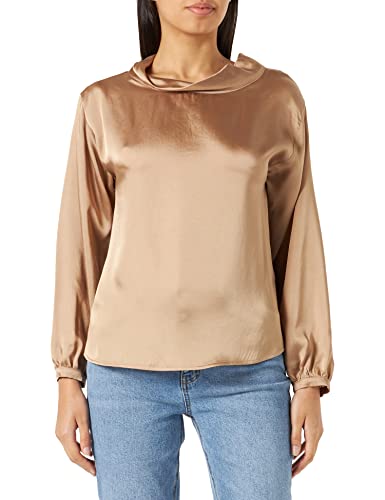 Sisley Damska bluza 52ADLQ02J Blouse, beżowy 1K3, S