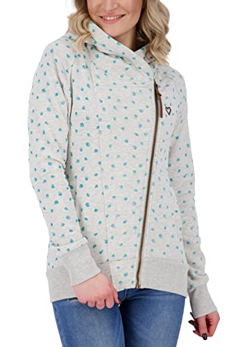 ALIFE and Kickin SnakecharmerAK B bluza damska z kapturem, bluza dresowa, cloudy melange, S