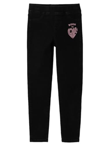 Desigual Legginsy dziewczęce Emma, czarny, 6 Lata