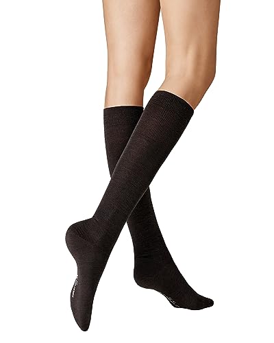 KUNERT Damskie rajstopy Soft Wool Cotton Sh, Brązowy mel., 42-44