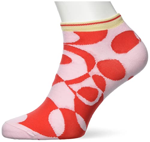 Hudson Damskie skarpety do sneakersów Lava Fashion, Pilly-Red, 35-38 EU
