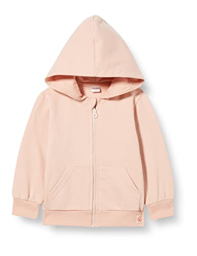 Pinokio Dziewczęca bluza z kapturem z kieszeniami, Pink Summer Garden, 74 cm