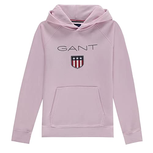 GANT Chłopięca bluza z kapturem Shield, Winsome Orchiid, 176 cm