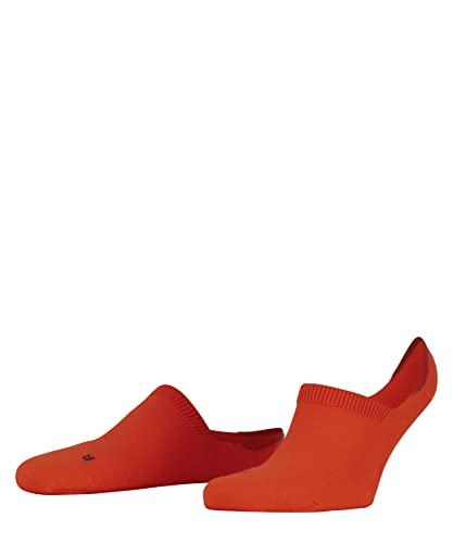 FALKE Uniseks Stopki Cool Kick Invisible U IN Oddychający I Szybkoschnący niewidoczne jednokolorowe 1 Para, Pomarańczowy (Flash Orange 8034), 39-41