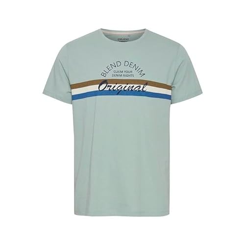 Blend Męski t-shirt s/s, 165304/Jadeite, S, 165304/Jadeite, S