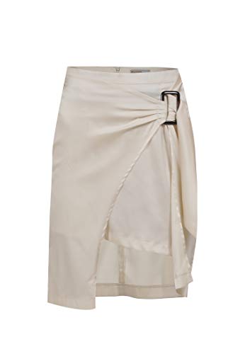 swirlie Damska spódnica midi 77133874, szampańska, XS, szampański, XS