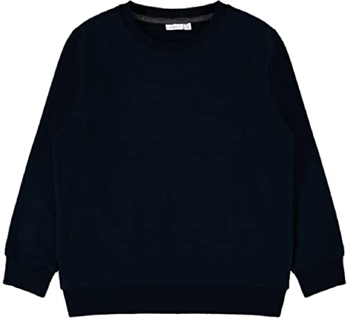 NAME IT Chłopięca bluza NKMNESWEAT UNB NOOS, czarna, 122/128