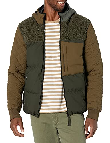 Desigual Męski płaszcz CHAQ_Fernando, zielony, L