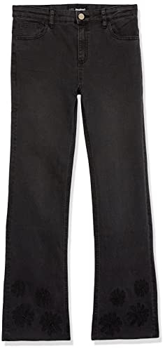 Desigual Girl's Kids TOP-Bottoms-EXTE Casual Pants, czarne, 11/12