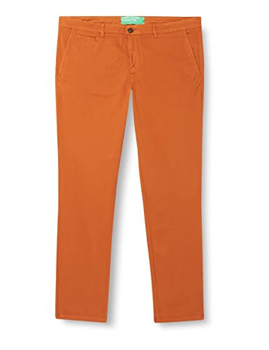 United Colors of Benetton Spodnie męskie, Ginger 37d Orange, 42