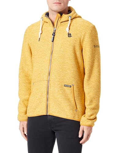 acalmar Philon męska kurtka polarowa, musztardowy melanż, L