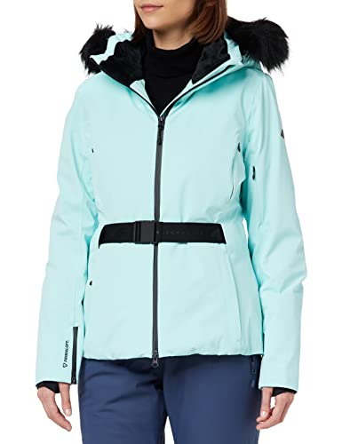 4F Damska kurtka narciarska Kudn012 Jeans, Aqua, 38, woda, 38