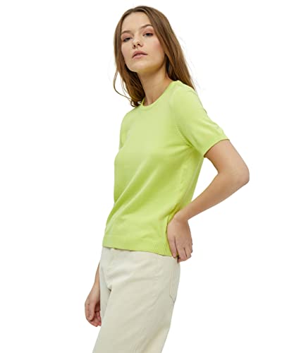 Peppercorn Damski sweter z krótkim rękawem, Zielona lemoniada, XL