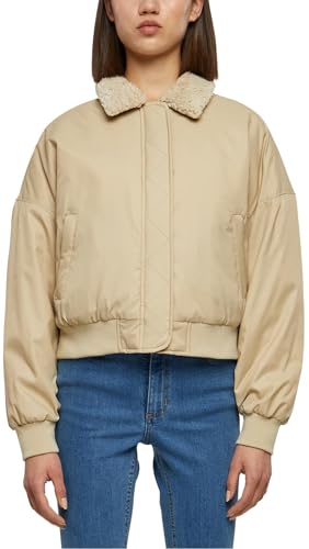 Urban Classics Damska kurtka damska Pilot Bomber, Mokry piasek/piasek, 3XL
