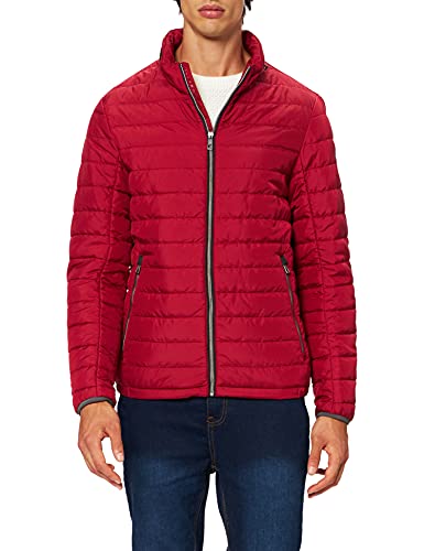bugatti Kurtka męska Blouson lekka o kroju Regular Fit, czerwony, 54