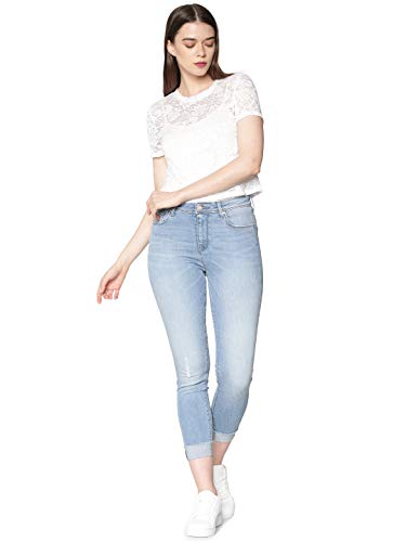 ONLY Damska koszulka Onlalba S/S Cropped Top JRS, Cloud Dancer, XL