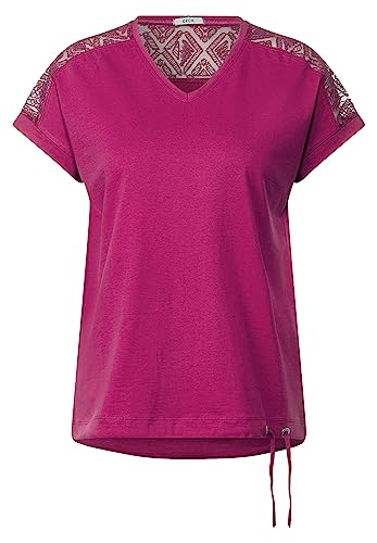 Cecil Damska koszulka koronkowa, Cool Pink, S