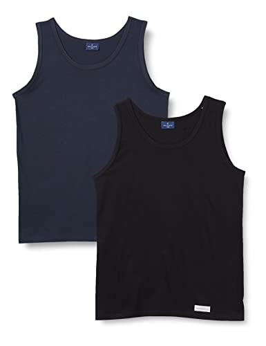 Przeglądaj Biustonosz tank top (paczka 3) Męskie, Wielobarwny (Czarny/Statki/Jeans), 5XL