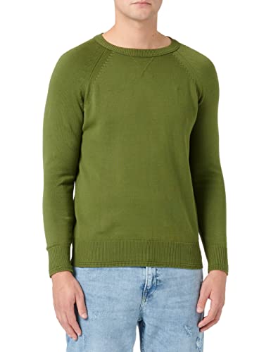 United Colors of Benetton Sweter męski, Zielony wojskowy 13t, XL