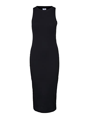 VERO MODA Vmlavender Sl Calf Dress Noos sukienka damska, czarny, XXL