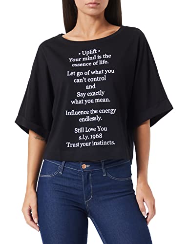 Sisley T-shirt damski, Black 912, XS