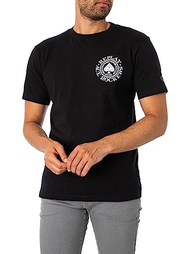 Replay T-shirt męski, Black 098, XXL