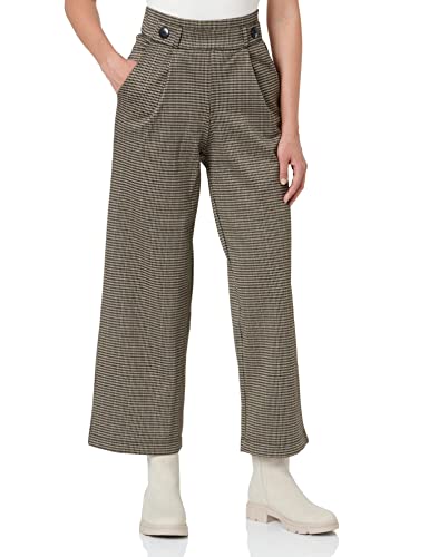 JdY Jdygeggo Mia Long Check Pant JRS Noos spodnie damskie, Cobblestone, (XL) W / 32L