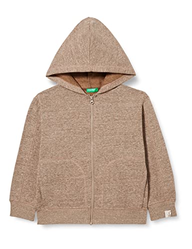 United Colors of Benetton Chłopięca bluza z kapturem z długim rękawem, braun e69, 130