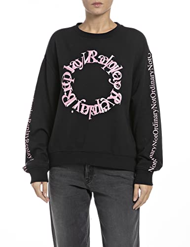 Replay Bluza damska W3581B.000.22738P, 98 czarna, M