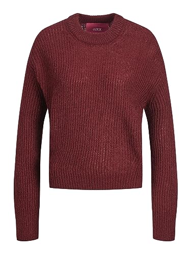 JJXX Damski sweter z dzianiny JXEmber Fluffy, Cabernet, XS