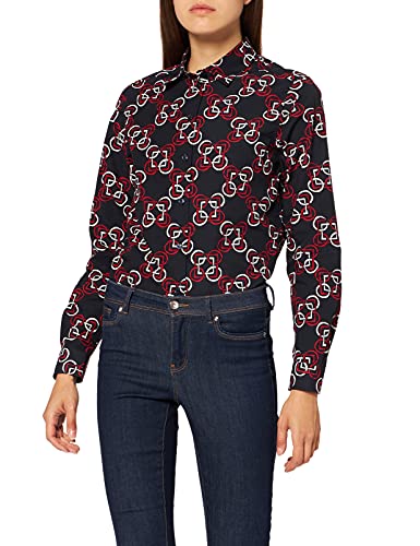 Seidensticker Bluzka damska - Regular Fit - Bluzka koszulowa - Długi rękaw - 100% bawełna, grantowy, 34