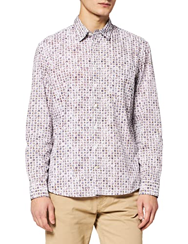 Camel Active Koszula Męska 4091316S71, Broken White, L