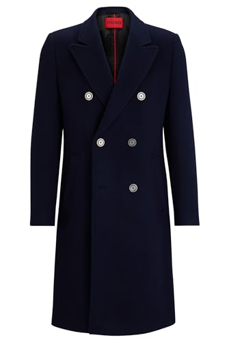 HUGO Płaszcz męski, Dark Blue405, 56
