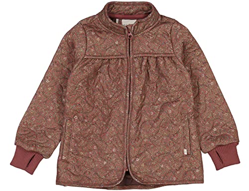Wheat Kurtka dziewczęca Warm Thilde Thermo Jacket, splątane kwiaty, 4 Lata