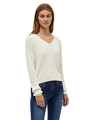 Desires Damski sweter Geisha Rib V, Gardenia, XXL