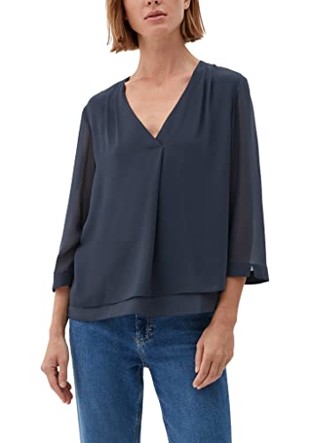 s.Oliver BLACK LABEL Damska bluza 10.2.20.10.100.2121895, niebieska, 38 (DE)