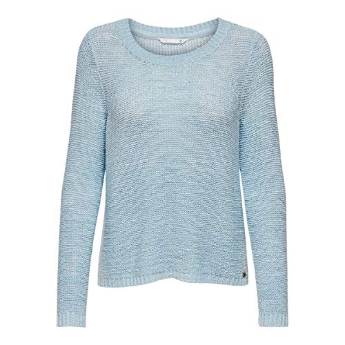Only Onlgeena XO L/S Sweter Knt Noos Sweter Damski, Kaszmirowy niebieski, XXS