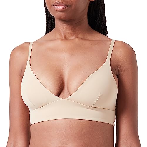 PIECES Damski biustonosz Pcnamee Triangle Bra Noos, nude, S