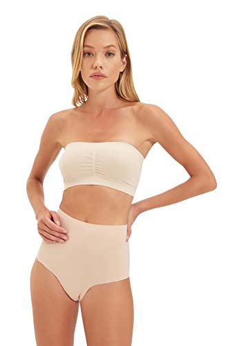 TRENDYOL Biustonosz - beżowy - Collector/Minimizer, skin, L